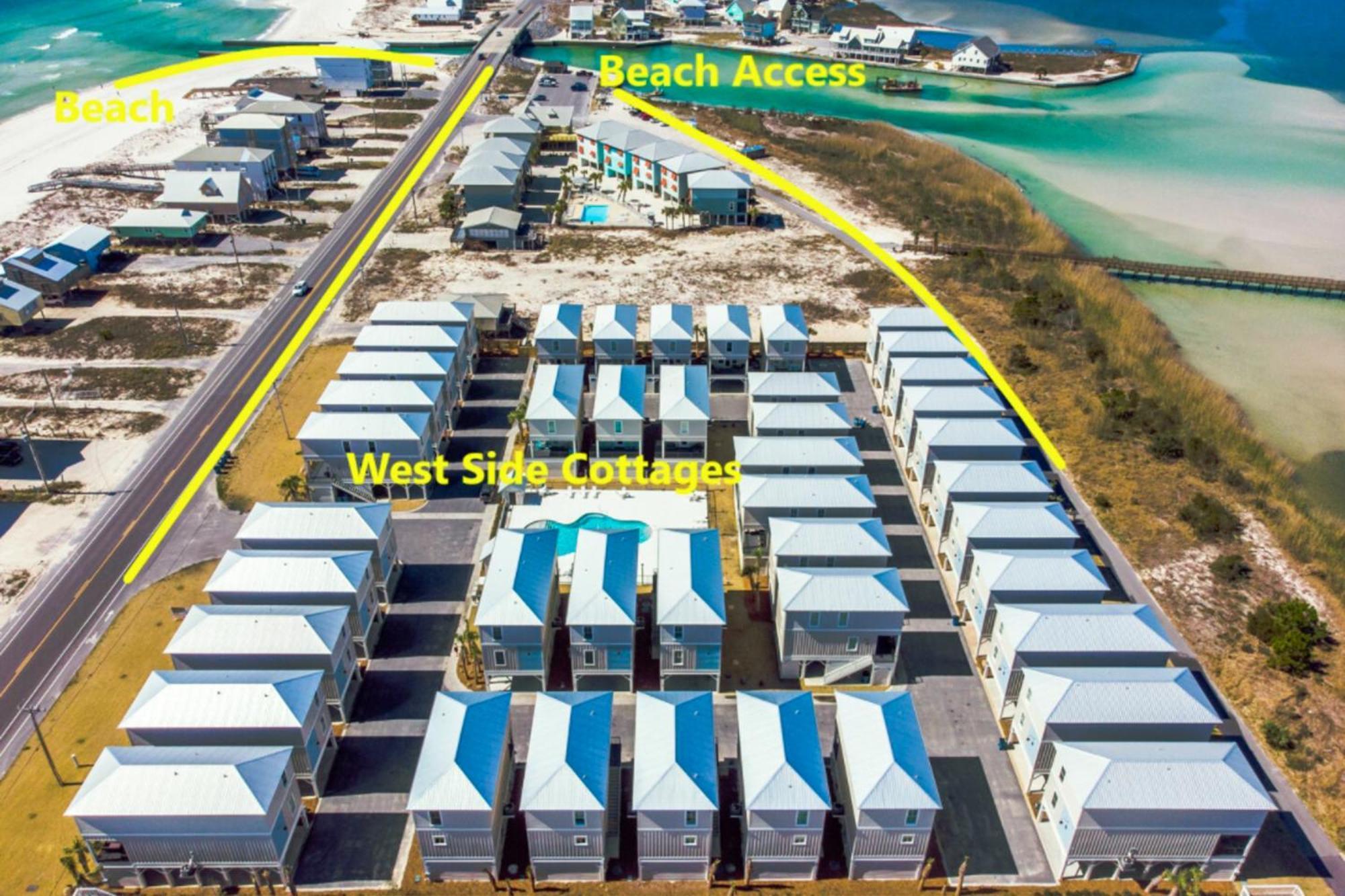 West Side Cottage #O Gulf Shores Rum bild